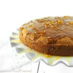 Orange Butter Cake with Warm Orange Sauce {Gluten-Free, Vegan, Refined Sugar-Free}