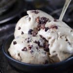 No Churn, Dairy-Free Creamy Almond & Cherry Ice Cream {Raw & Fruit-Sweetened}