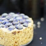 Raw Blueberry Cashew Cheesecake (Free from: dairy, gluten & grains, eggs, and refined sugar)