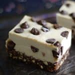 Raw Chocolate Chip Slice (Free From: dairy, gluten & grains, refined sugar)